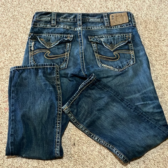 Men’s Silver Jeans - Picture 2 of 2